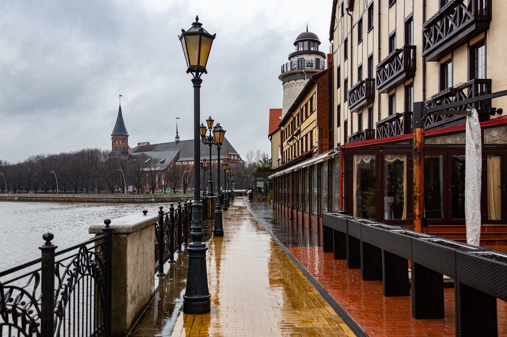 Kaliningrad. Fishing village.