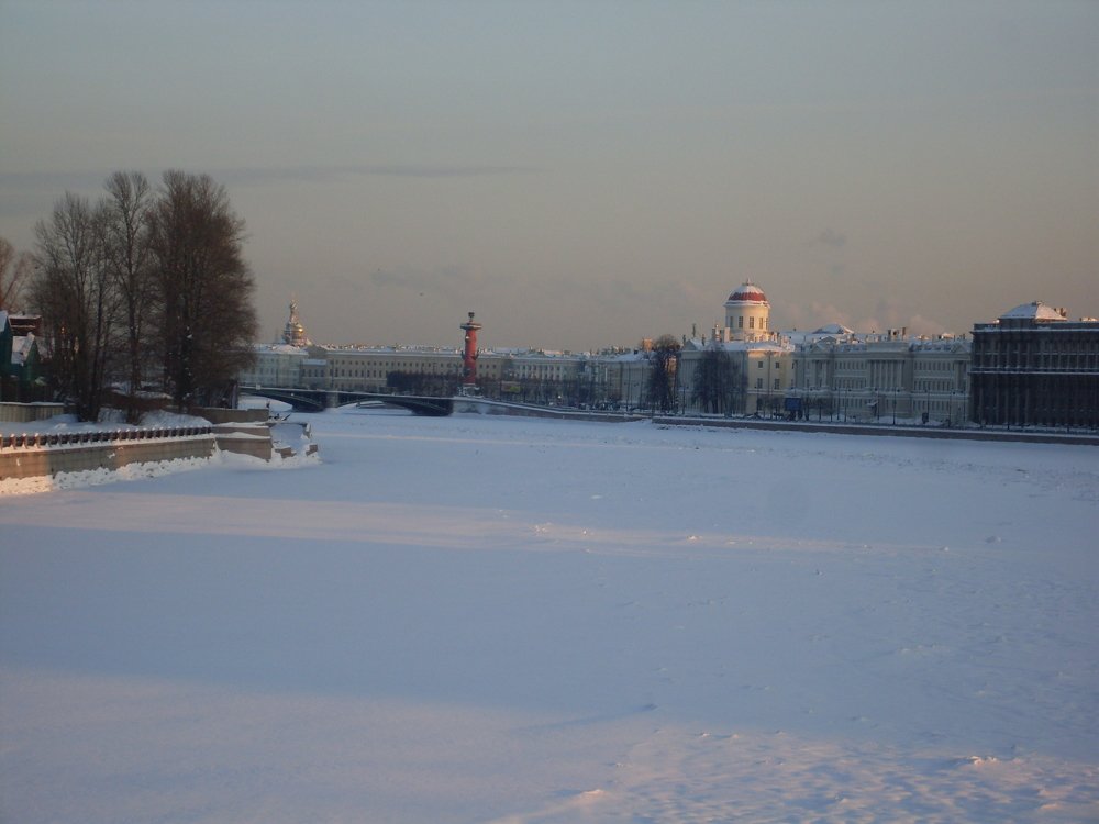 Зимний день.