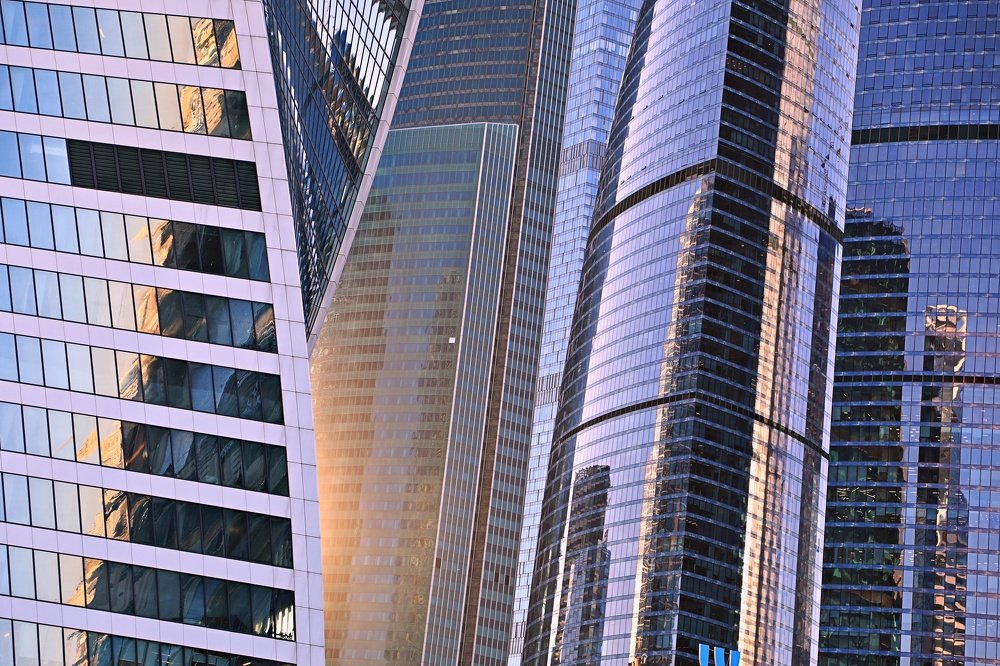 Sunset in Moscow City