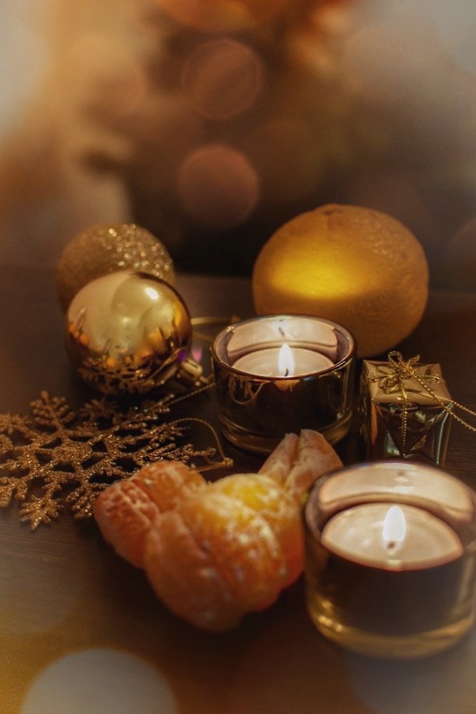 Мандариновое, предновогоднее