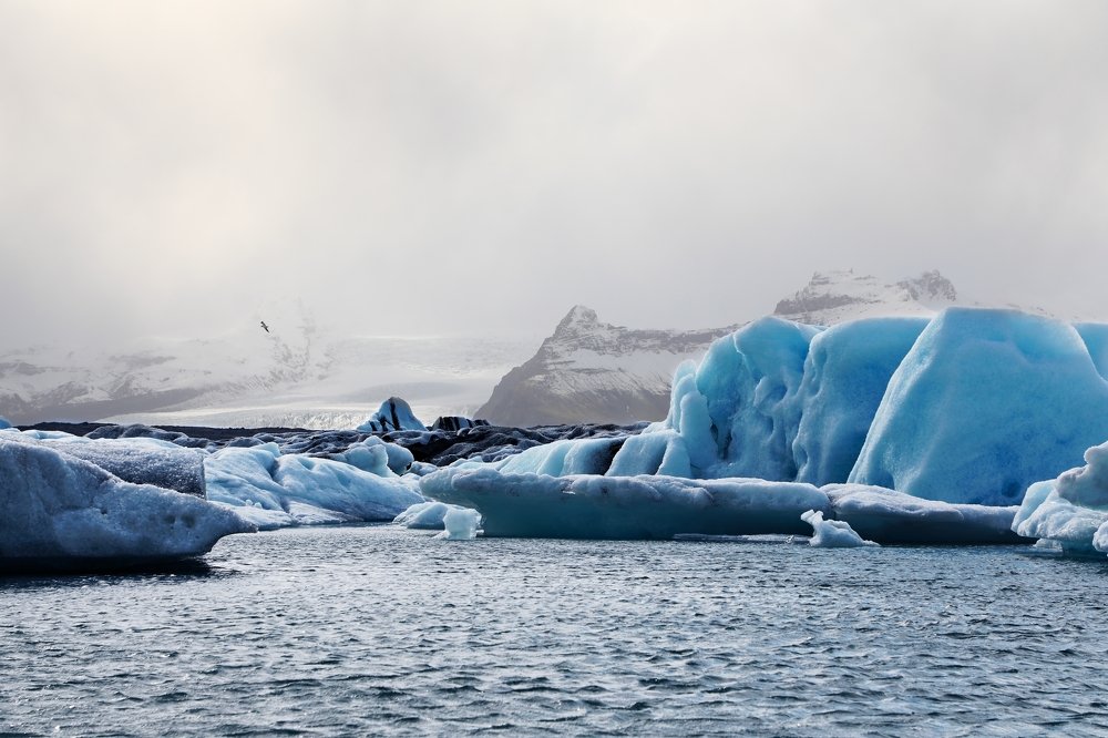 Severe mood of Icelandic nature