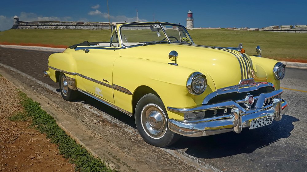 Куба. Ретроавтомобиль.