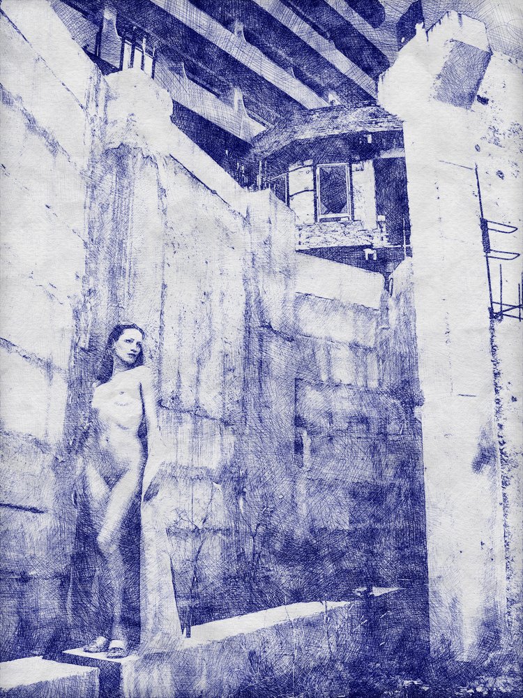 На заброшенной стройке эпохи комунизма.