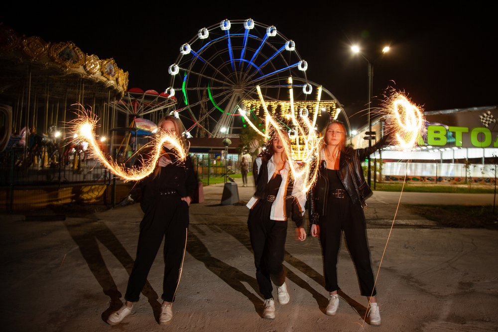 Life в движении огней.