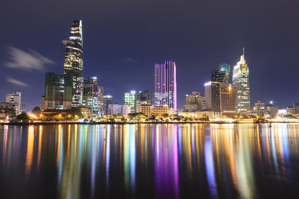 Landscape photo: Sai Gon city at night