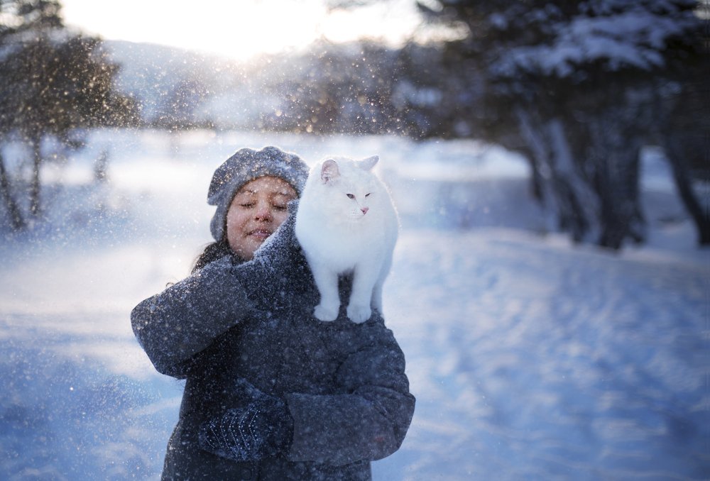 Белый дружочек