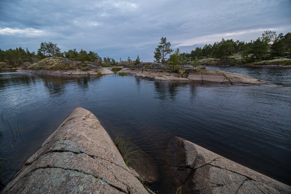 Вечер на Ладожских шхерах