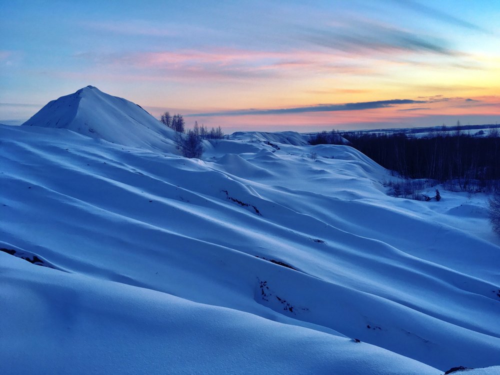 Палитра зимнего заката