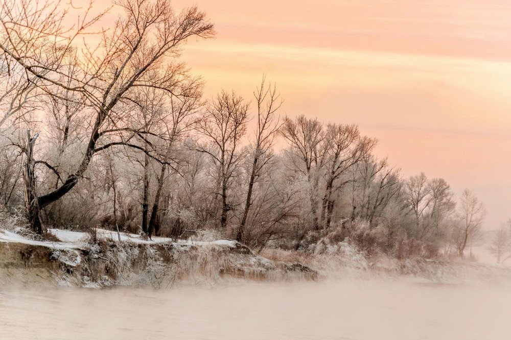 Зимний рассвет.