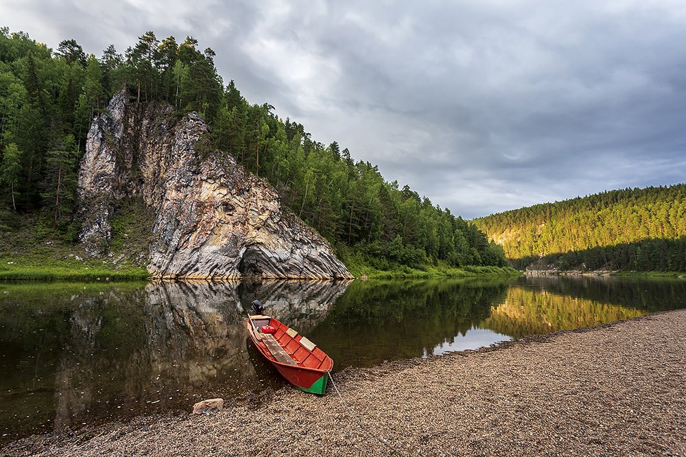 У камня "Печка".