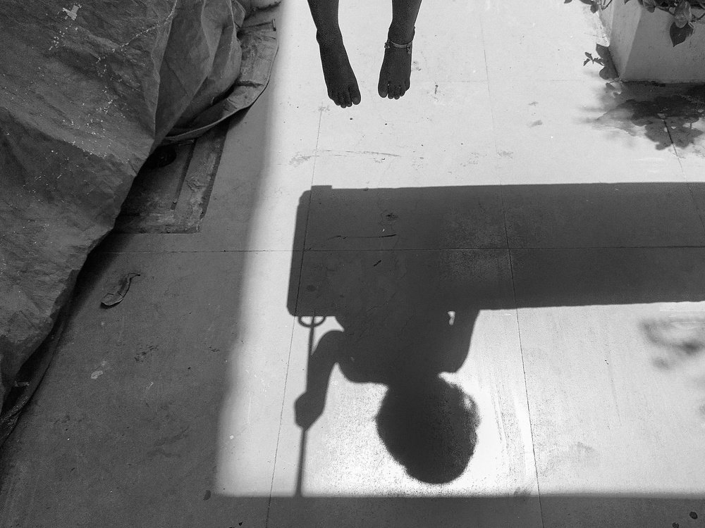 Lost in her own world