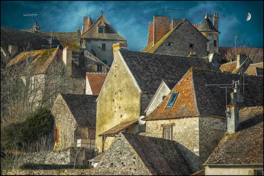 Old city.Saint Benoit du Sault.