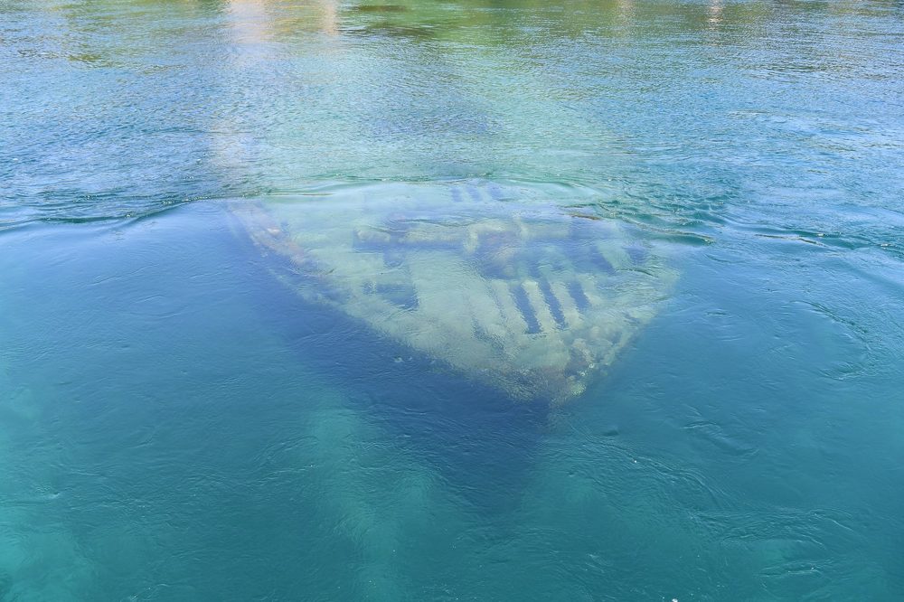 Sunken ship