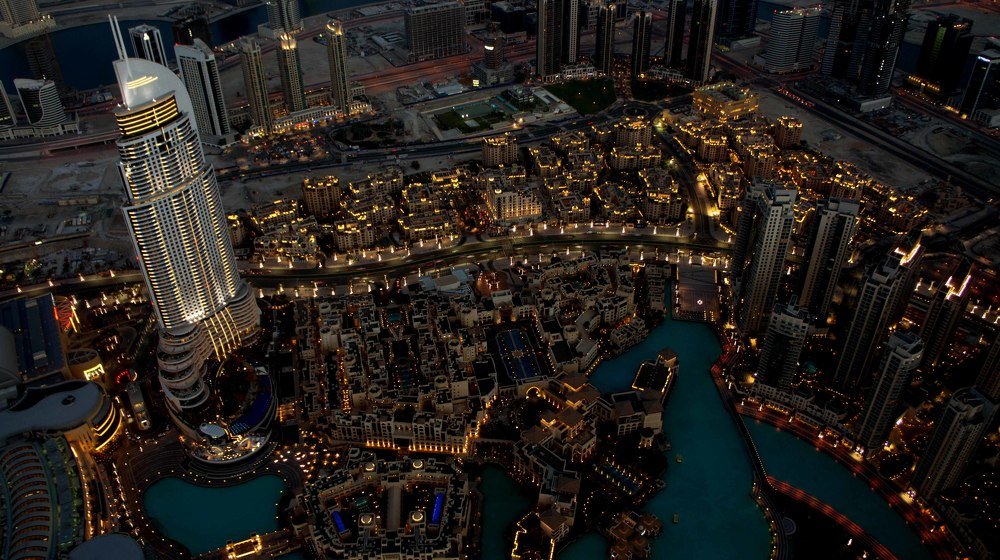 View from the top of Burj Khalifa Tower