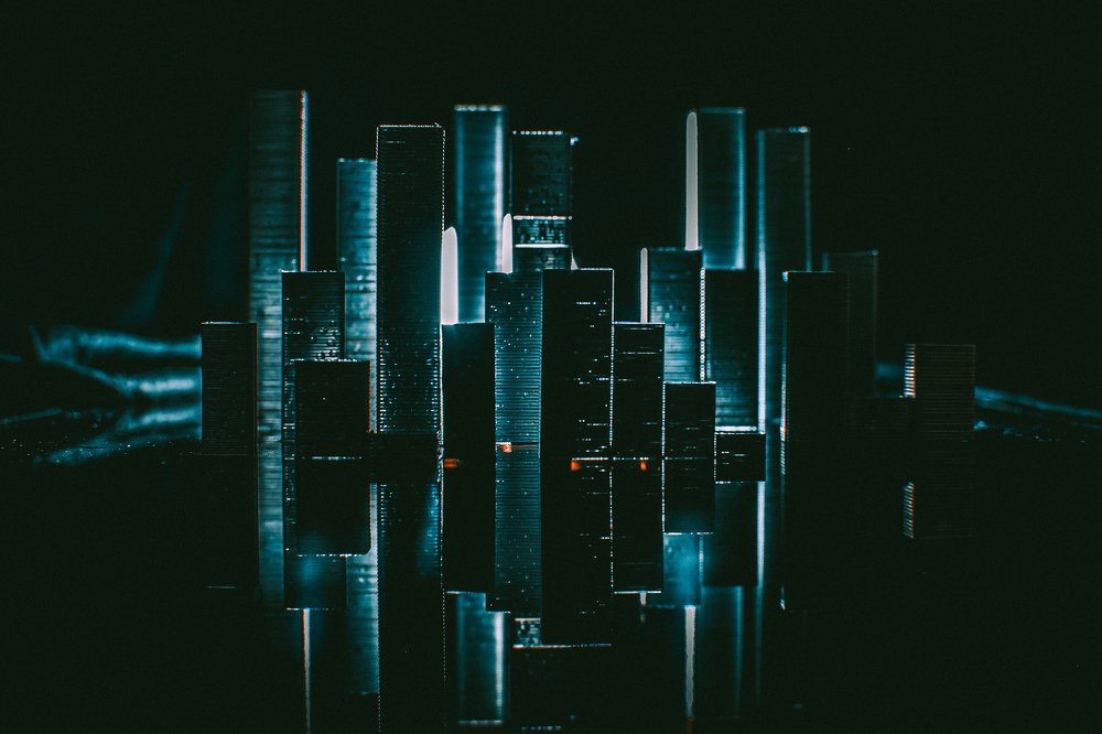 The cityscape of dreamland.