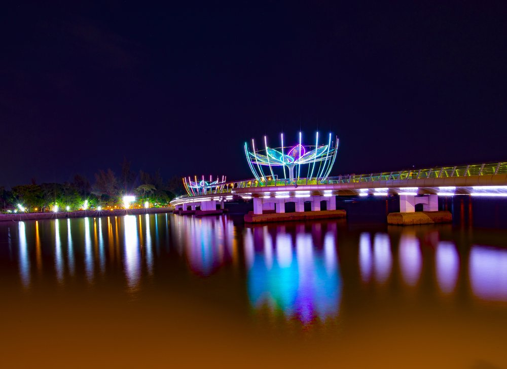 Love bridge in Ninh Kieu Can Tho Vietnam