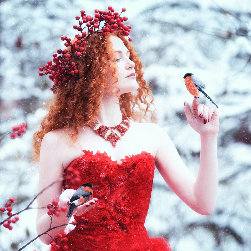 Рыжеволосая красавица