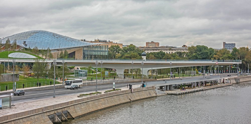 За час до приезда Президента РФ на открытие парка Зарядье