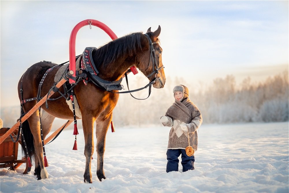 Once upon a time in the cold winter season...