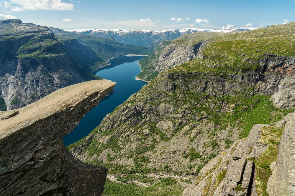 Язык Тролля, Норвегия. Trolltunga rock, Norway