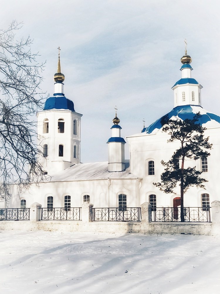 Благовещенская церковь с. Кудара Кабанский район (Бурятия)