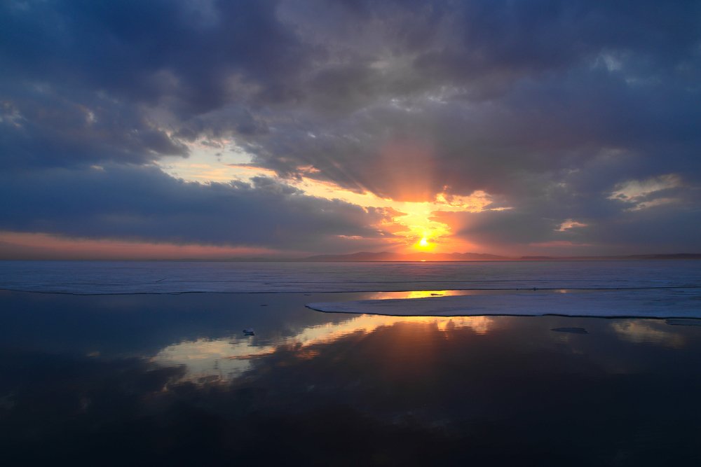 Любимый город на закате