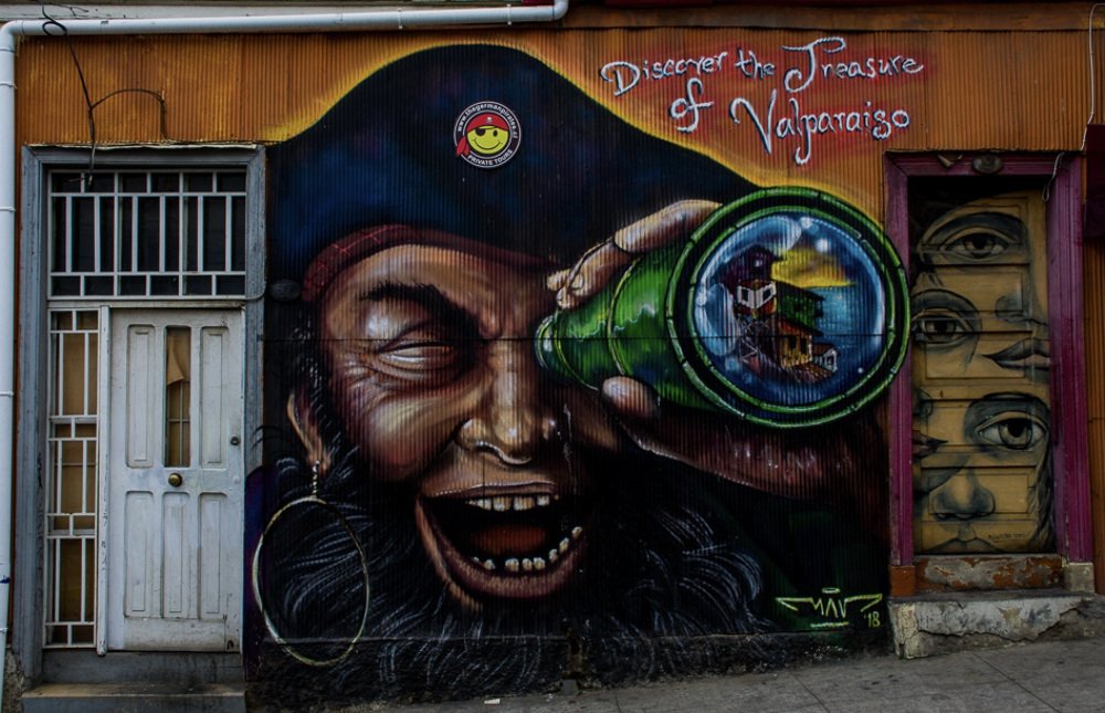 Street Art in Valparaiso, Chile