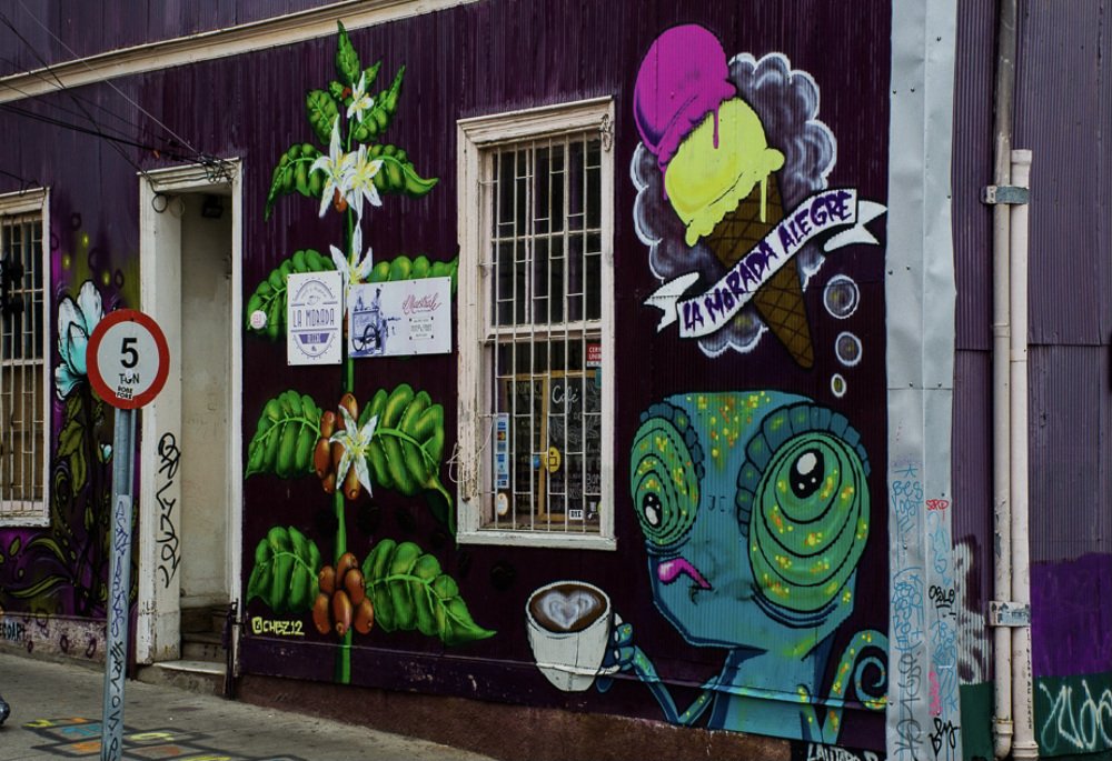 The Streets of Valparaiso, Chile