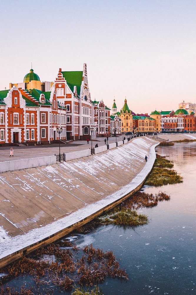 Набережная Амстердам в г. Йошкар-Ола