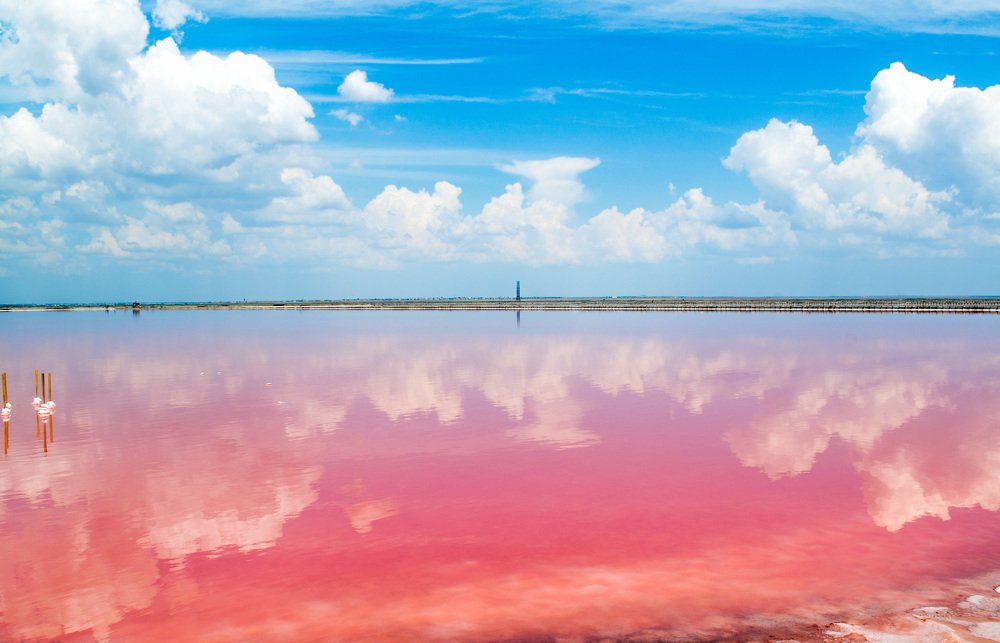 Розовое озеро
