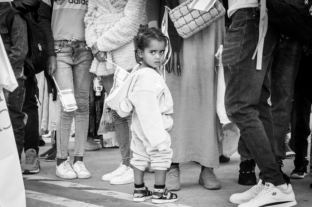 small girl in a big world