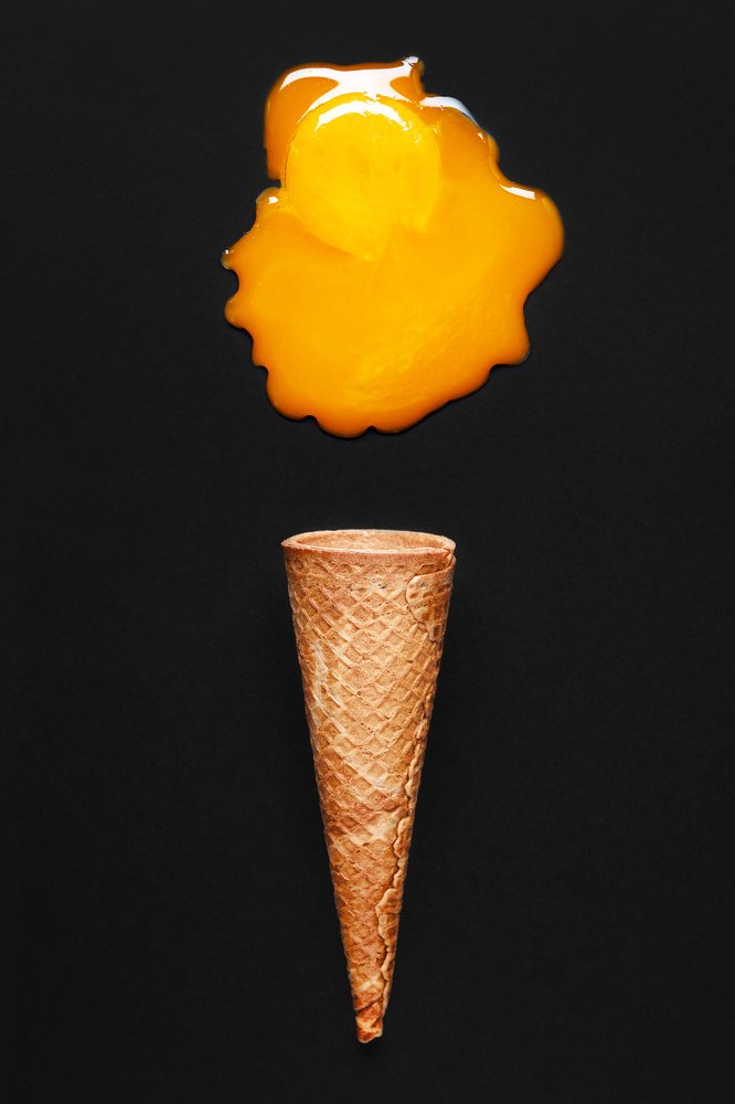 Ice cream with cream failed