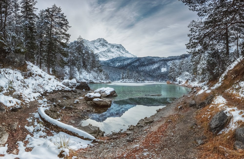 С видом на Цугшпитце.