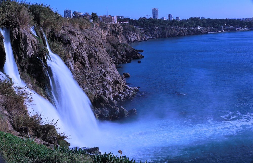 Duden waterfall to the Mediterranean..