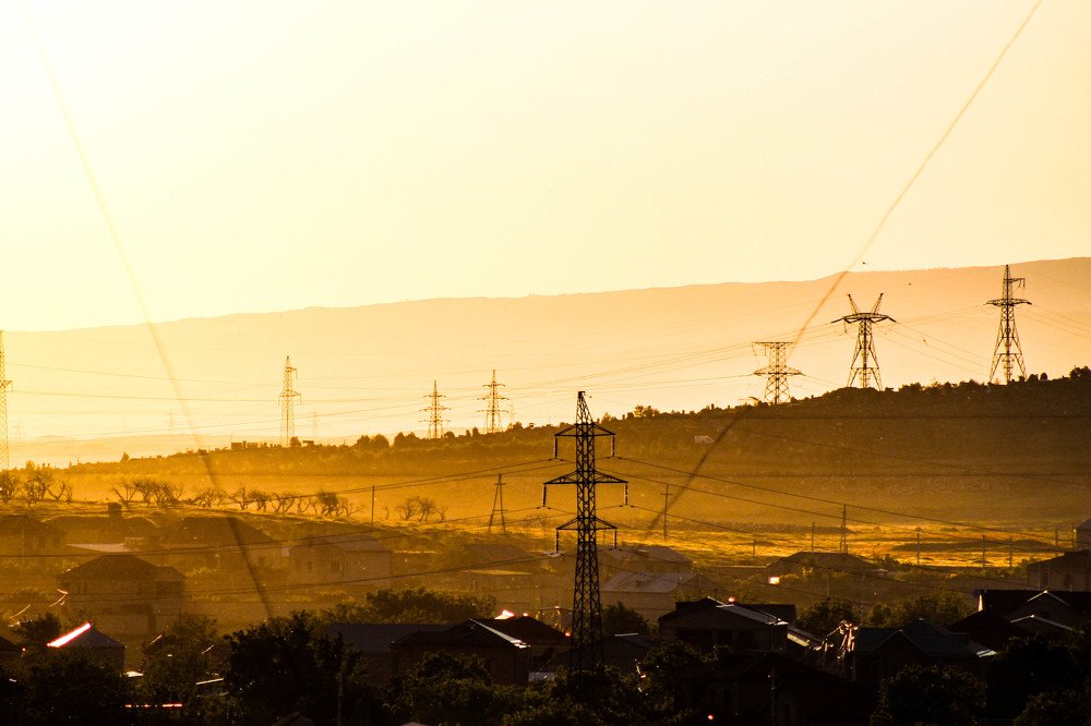 Долина на закате солнца