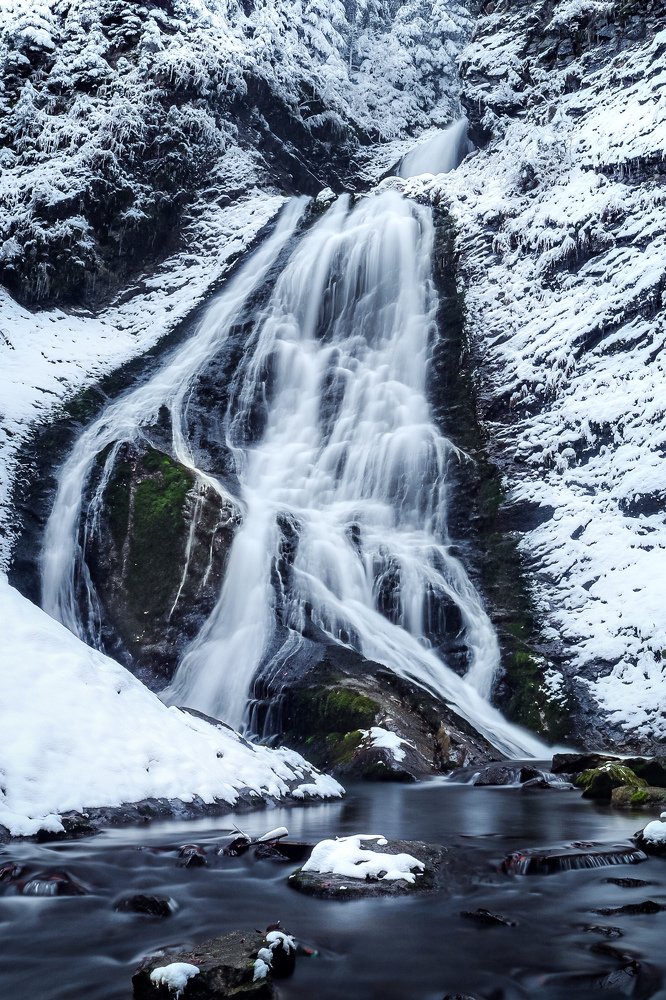 The bride's veil waterfall