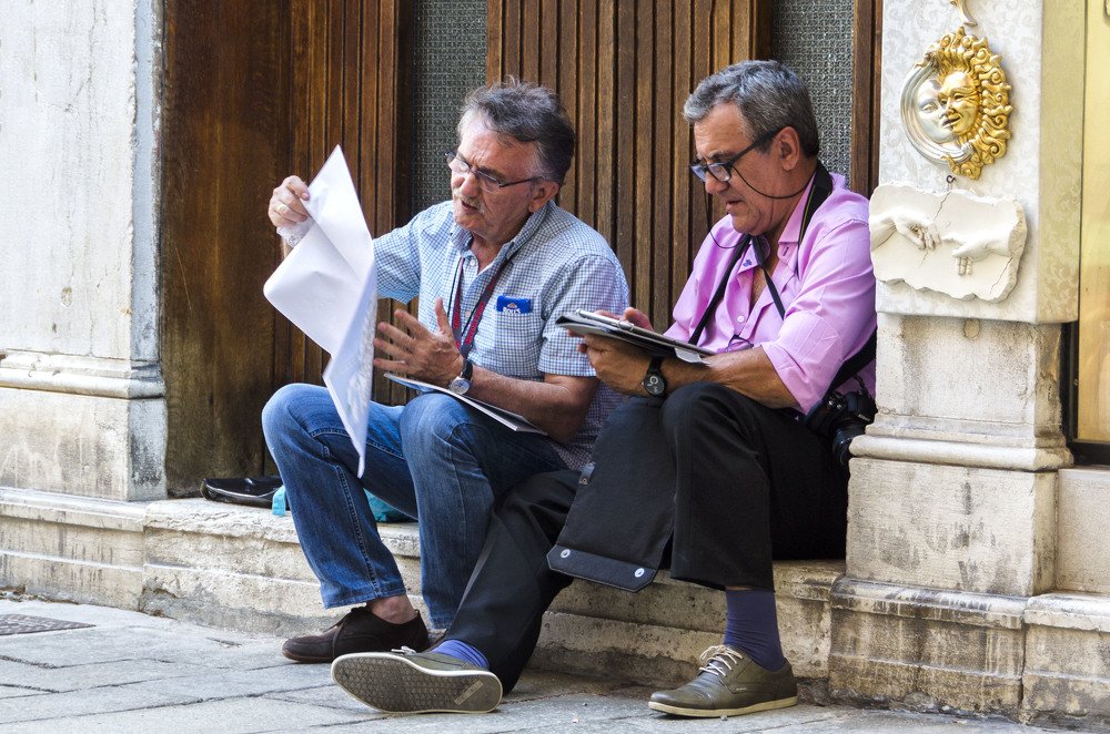 Break time for reading the Map