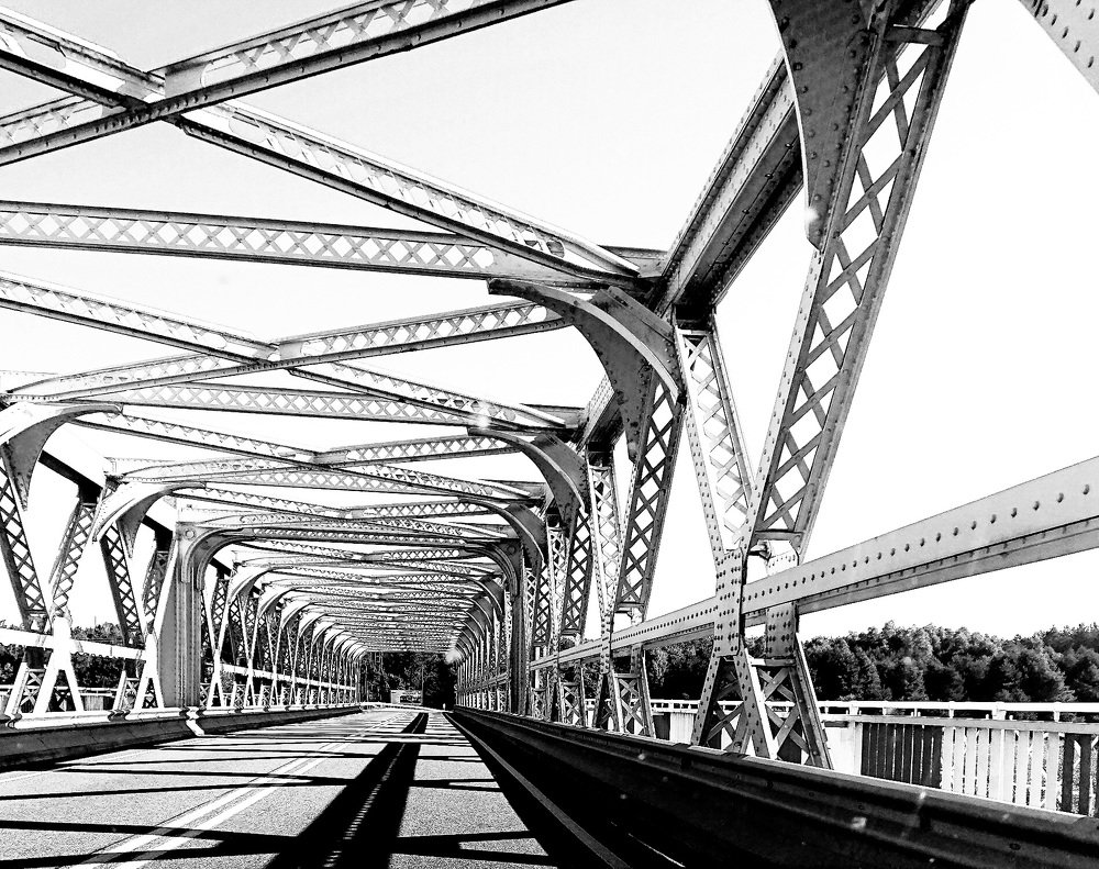 Bridge over Narew river