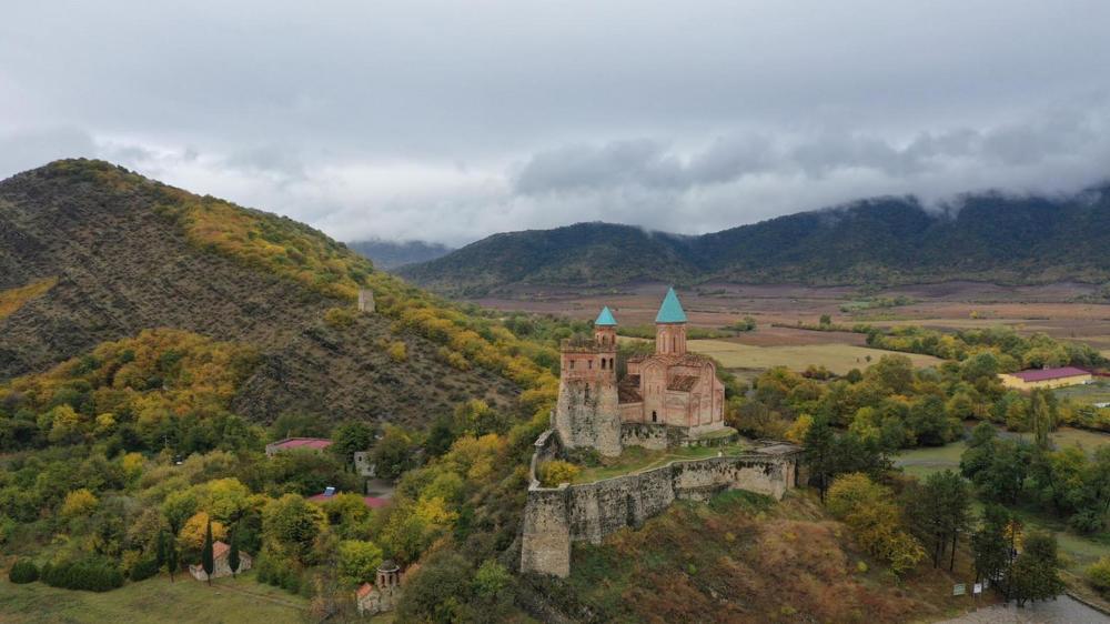 Крепость Греми с церковью 16 века в Кахети