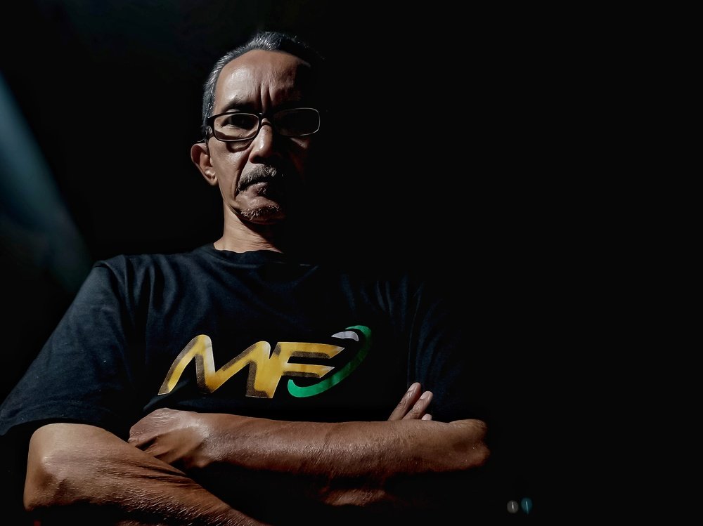 Fifty and six years man