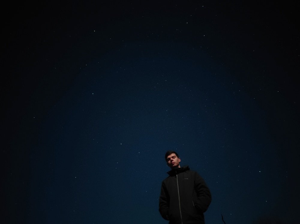 Селфи на фоне звëзд