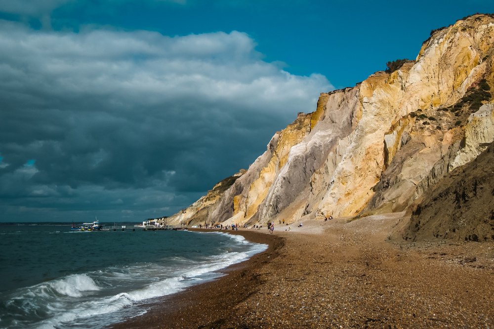 The Colourful Sands of Alum Bay – Isle of Wight, England