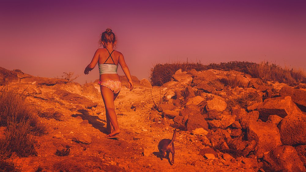 SUNSET ON MARS: ALONE WITH MY FRIEND