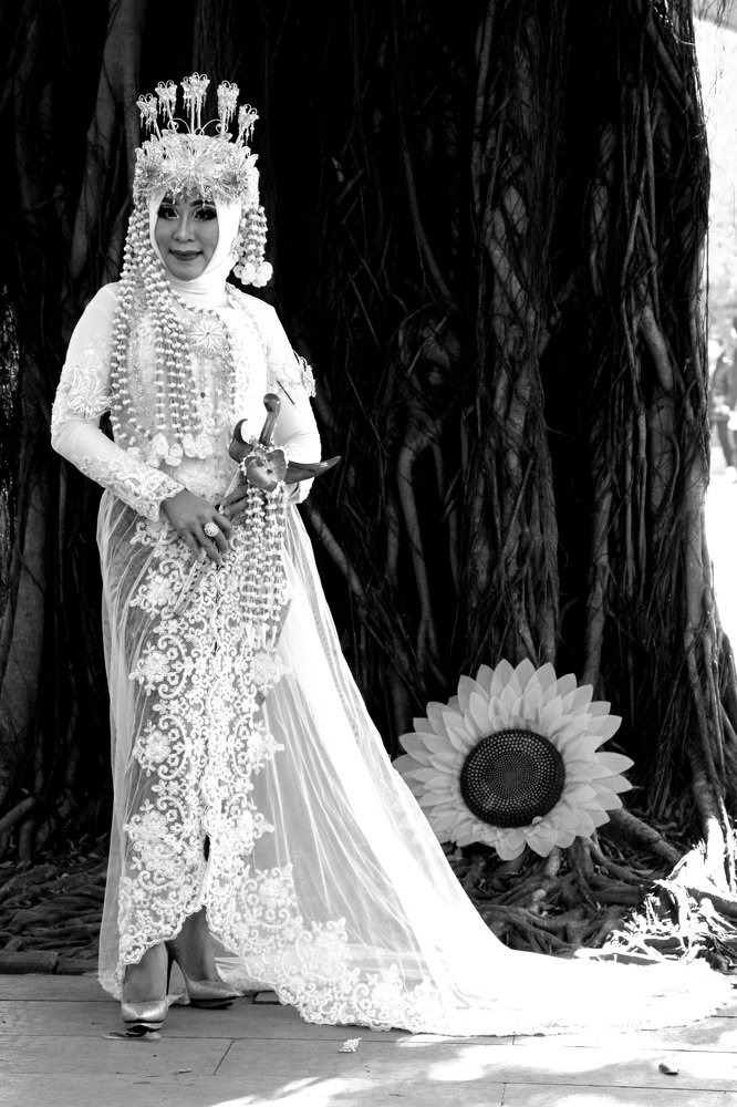 Black and white