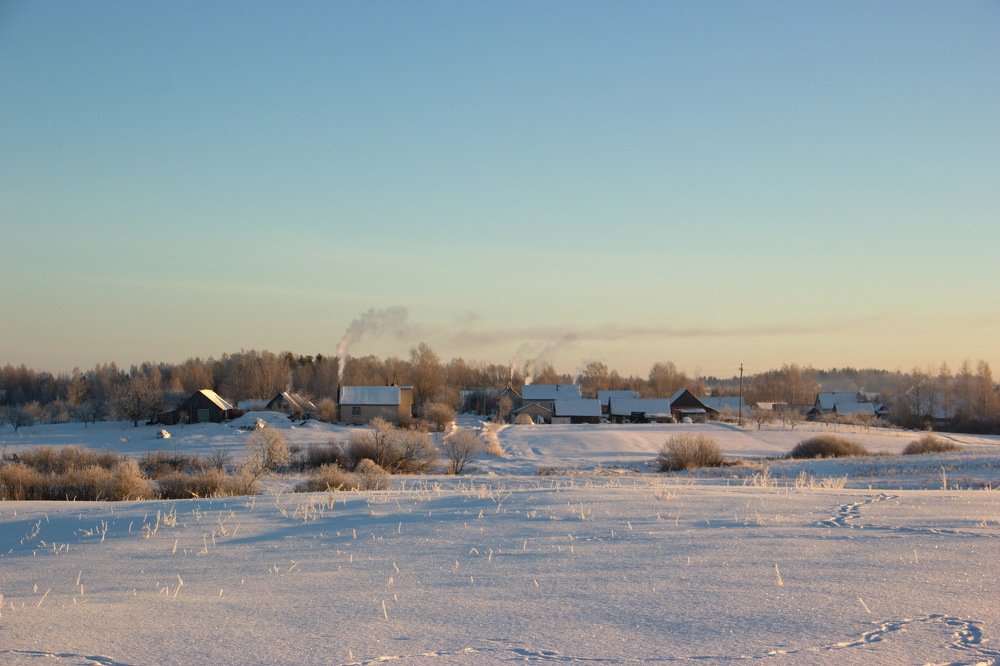 морозное утро