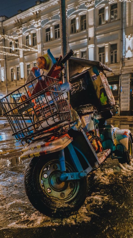 Утро 1 января в Москве