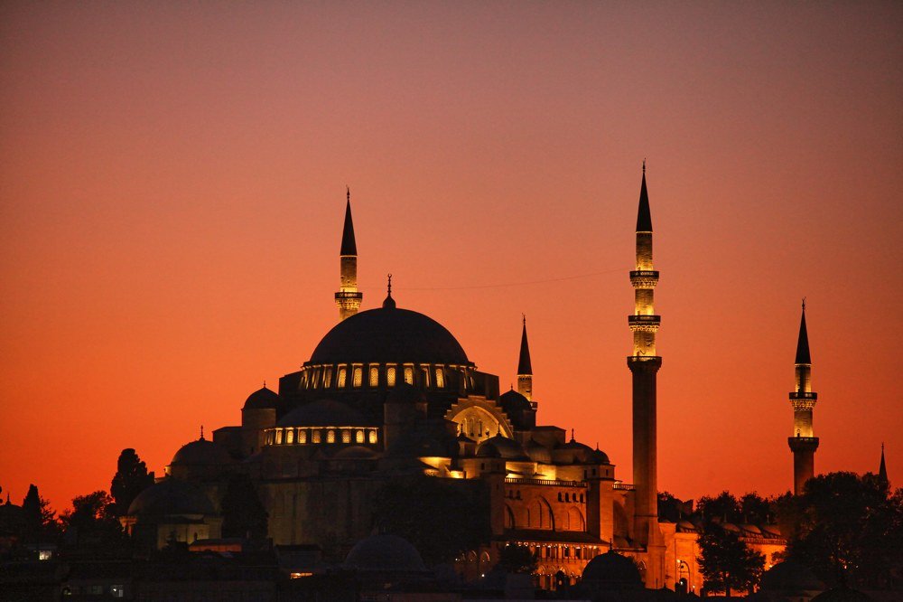 Закат над Стамбулом