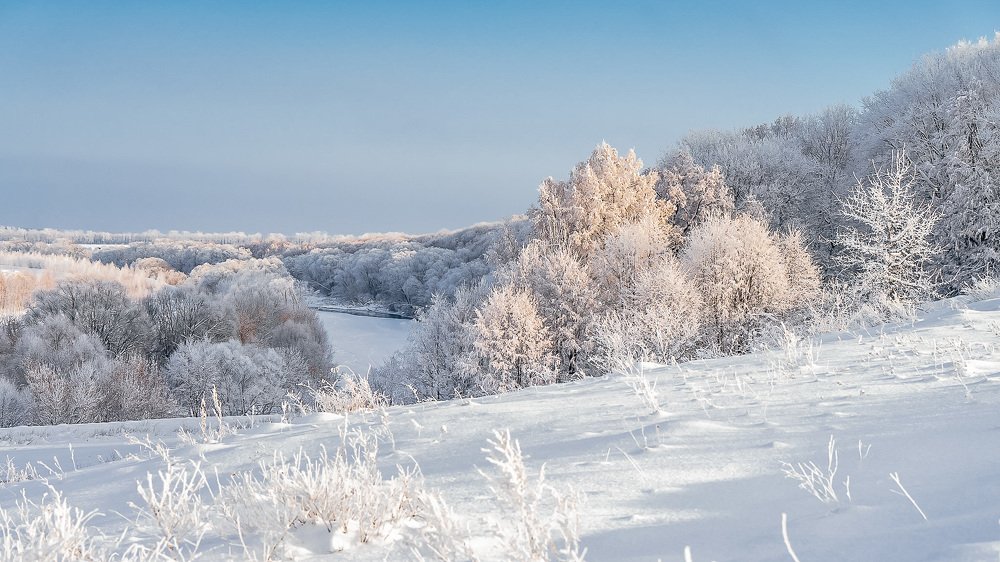 Зимний день.
