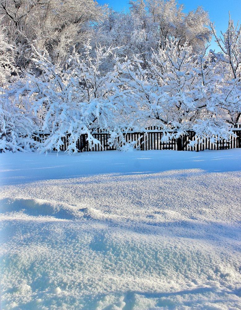 Снежная перинка.
