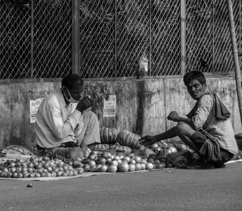 Vegetable seller
